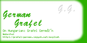 german grafel business card